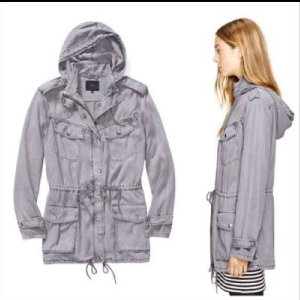 Aritzia, Talula Gray Trooper Jacket XXS